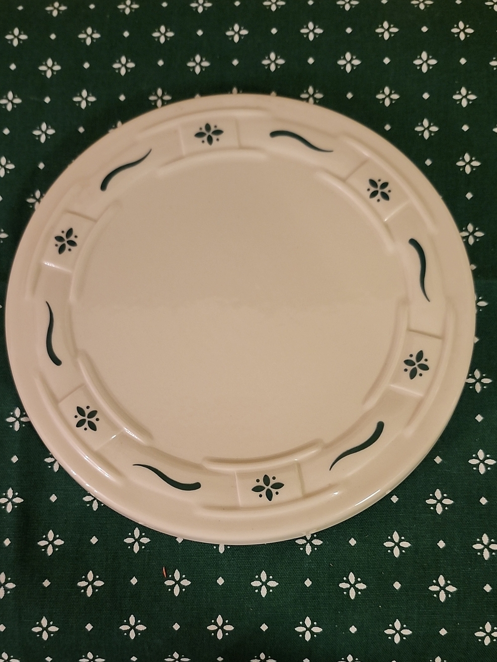 Longaberger Pottery Heritage Green Trivet